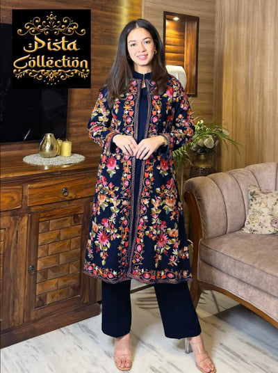 3Pc Full Heavy Embroidered Gown, Inner & Dupatta for Women